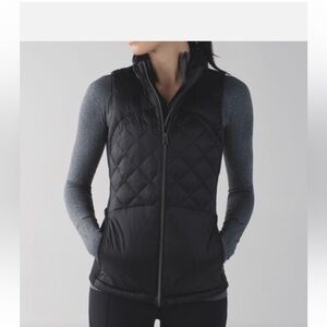 Lululemon Black “Down For A Run” Puffer Vest
